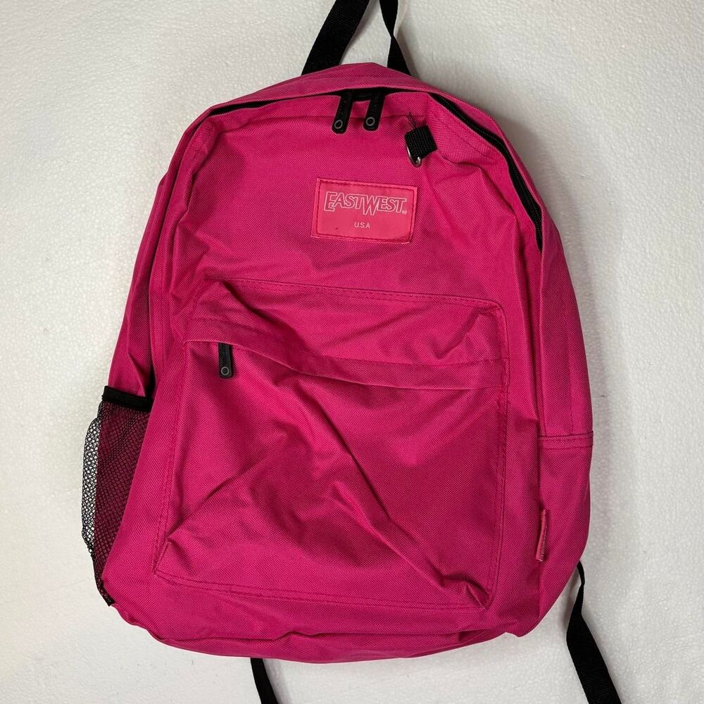 East West Women's Pink Backpack School Bag